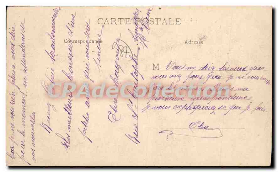 Limoges - Pont de la Révolution — éditeur 'Postes' n°375 — Verso