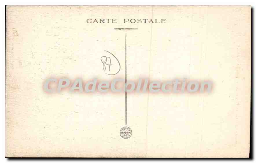 CPA Entree du Chateau de Chercorat pres le Dorat — Back