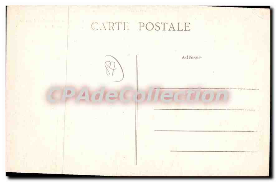 Gare de Limegès-Bénédictins — Vue prise du Jardin de la Gare — n° 312 — Verso