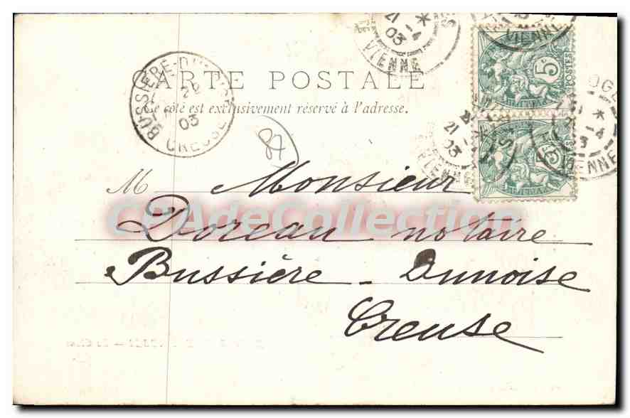 Surroundings of Limoges — La Glane — CL. Nouvelles Galeries — Back