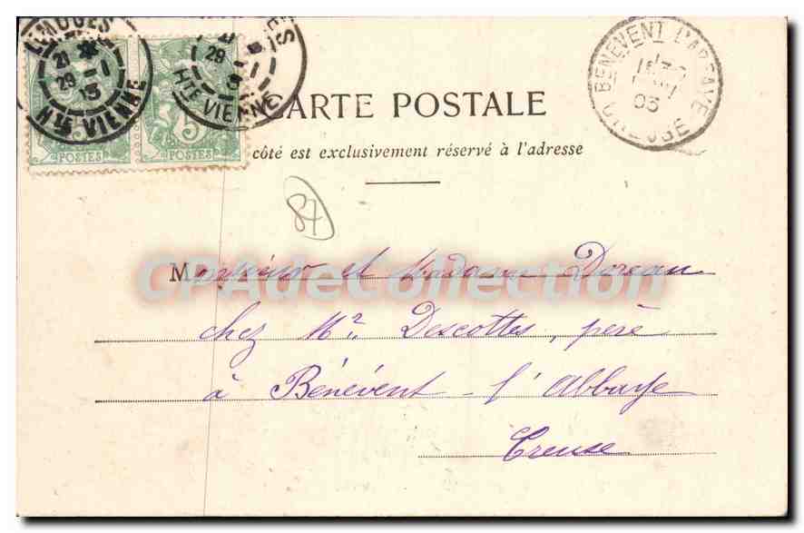 Coussac-Bonneval (Haute-Vienne) — Le Château de Bonneval — J. Tauras, phot. addt. — Reverso