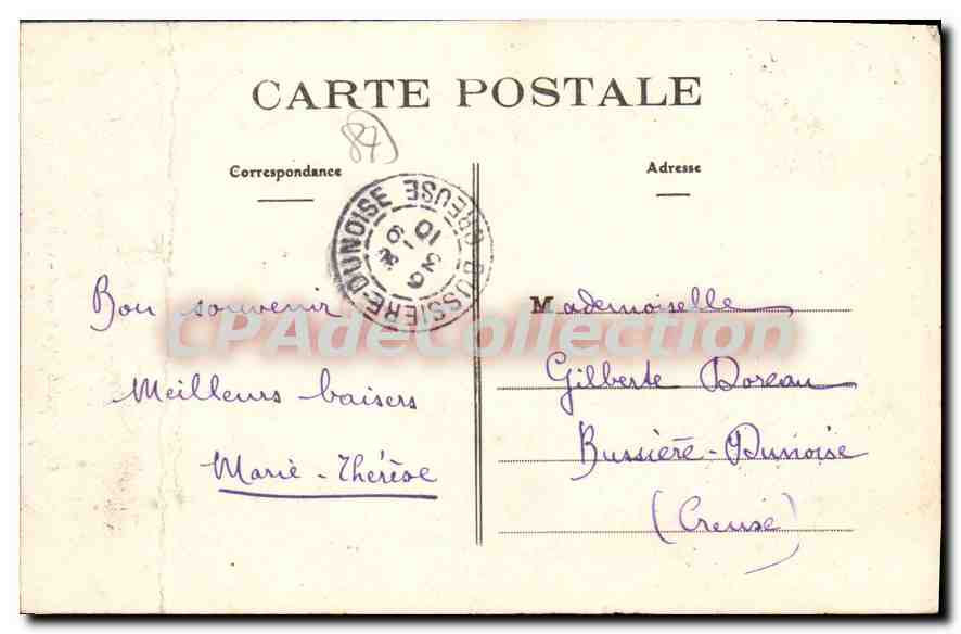 St-Léonard (Hte-Vienne) - Der Taufbau — unbekannter Verlag, Seriennummer nicht sichtbar — Rückseite