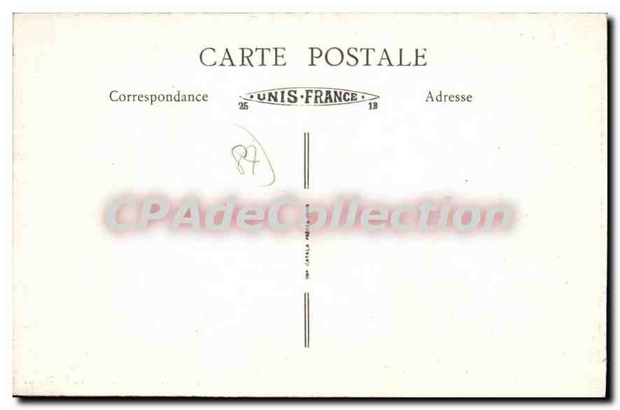 CPA Le Dorat Eglise paroissiale — Back