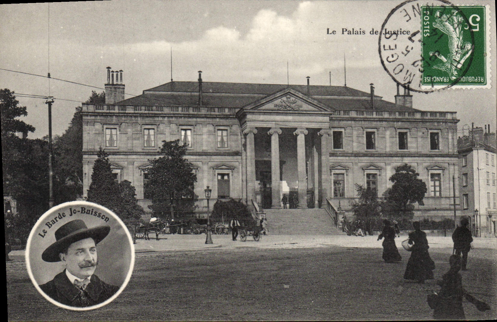 CPA Limoges Le Palais de Justice