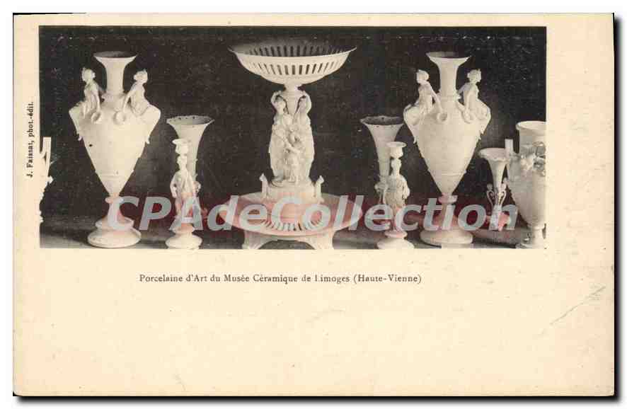 CPA Porcelaine d'Art du Musee Ceramique de Limoges (Haute Vienne)
