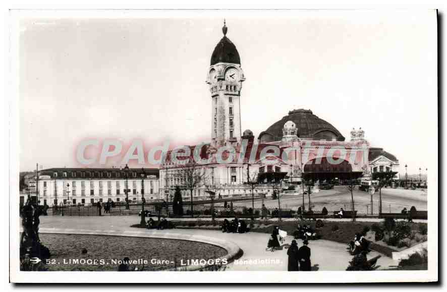 Limoges - New Station — Publisher F. Champernon, n° 52