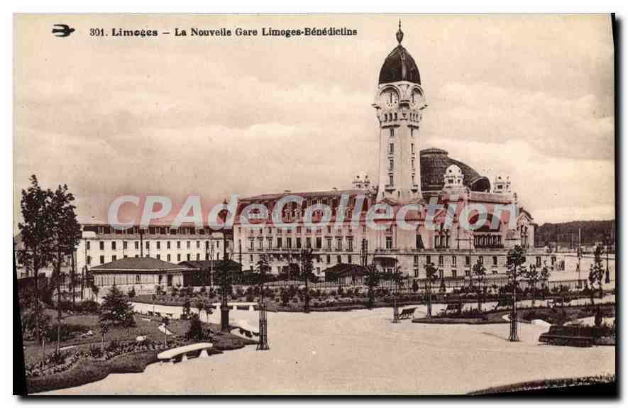 Limoges — La Nouvelle Gare Limoges-Bénédictins — CPAdeCollection