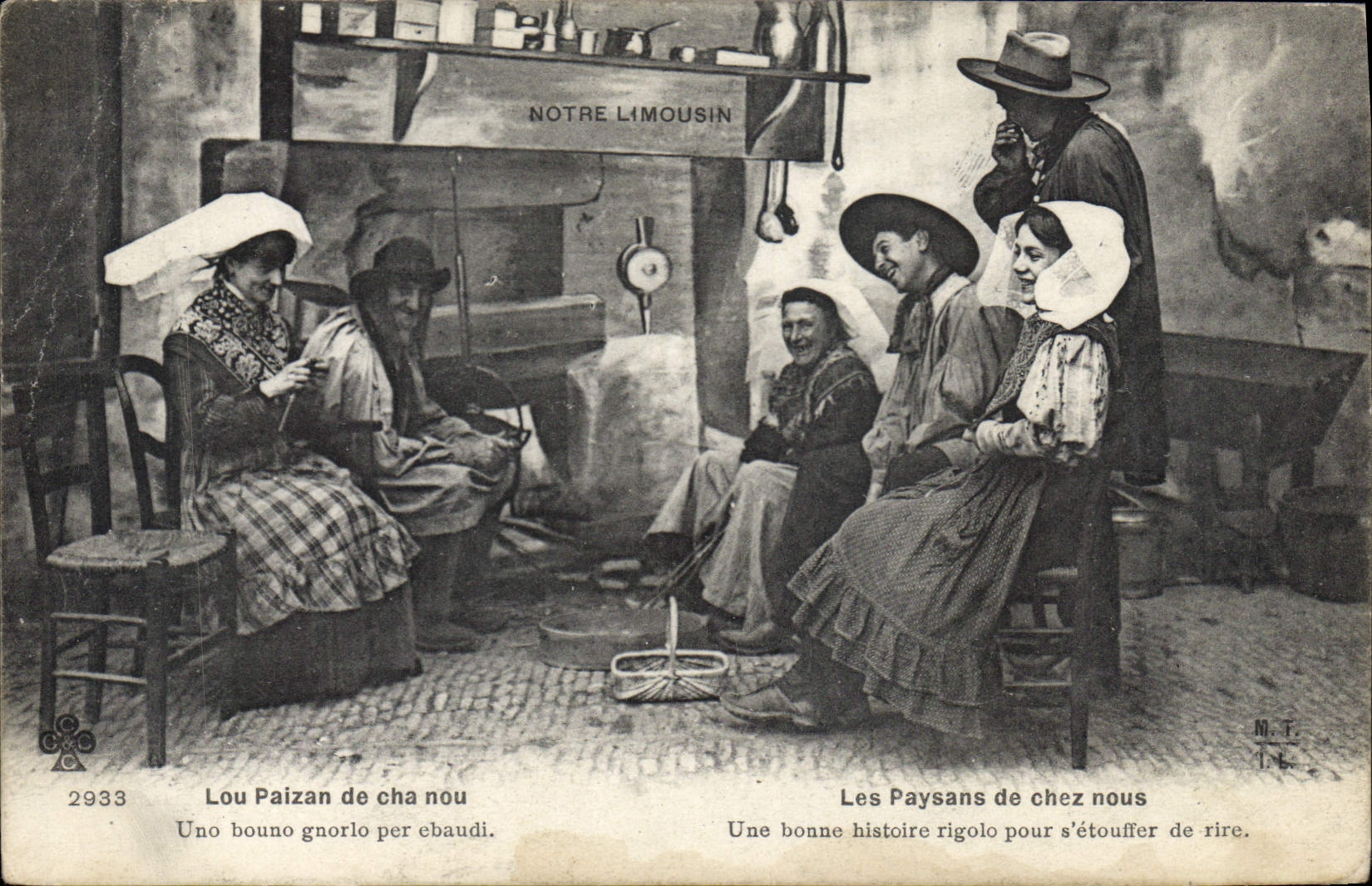 CPA Limousin Les Paysans de chez nous