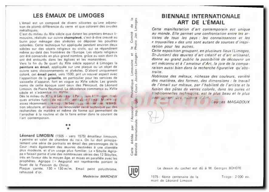 CPSM Limoges — Back