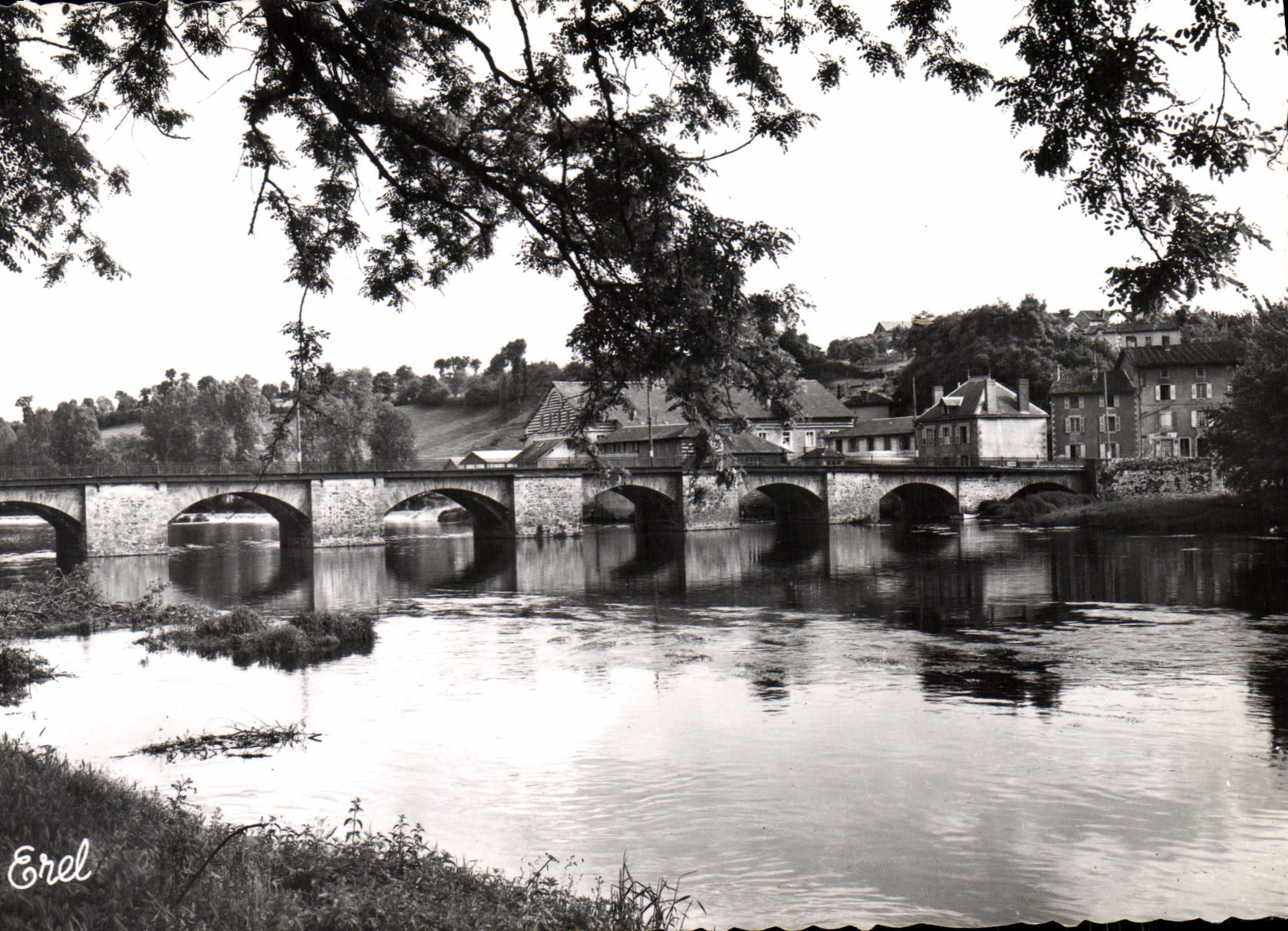 CPSM Aixe sur Vienne (HV) pont l'usine de chateau