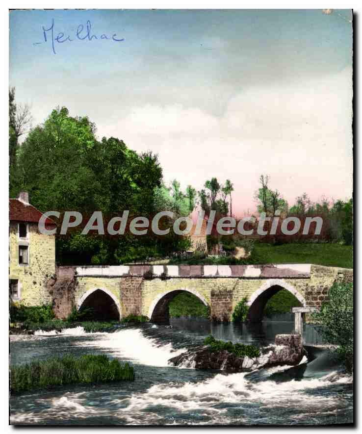 Meilhac — L'écluse et le vieux moulin sur la Gartempe, près de Bessines — Edit. « La Cigogne », Limoges