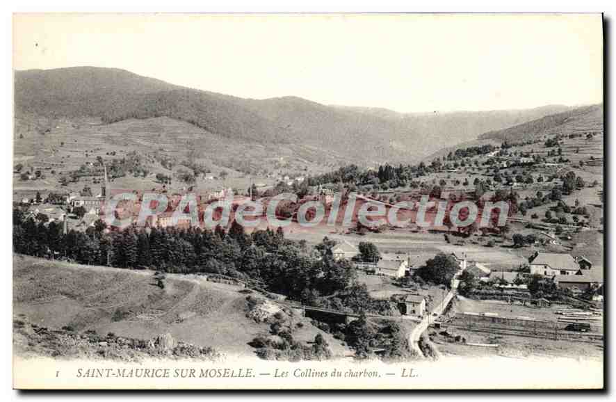 CPA Moselle St Maurice sur Moselle Les Collines du charbon