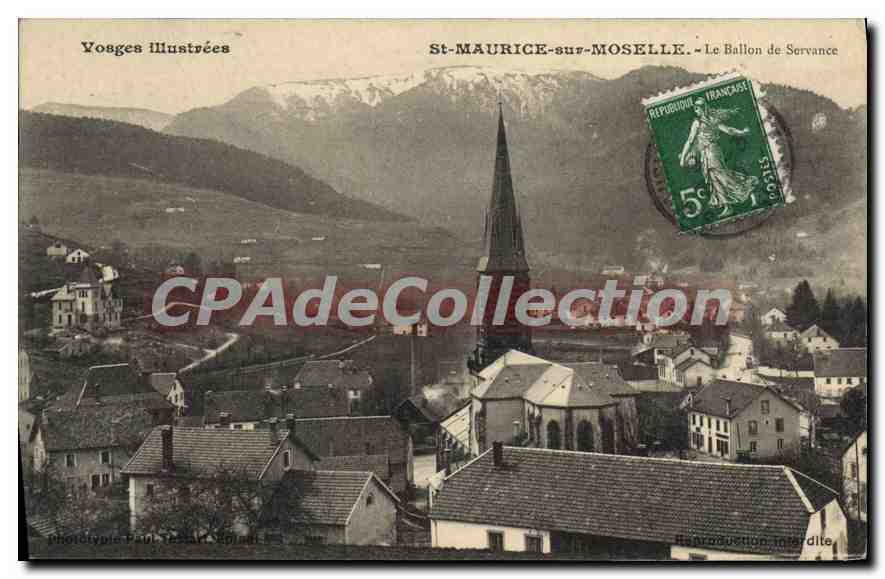CPA Moselle St Maurice sur Moselle Le Ballon de Servance