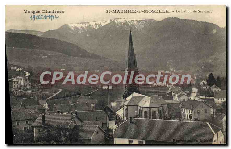 CPA Moselle St Maurice sur Moselle Le Ballon de Servance