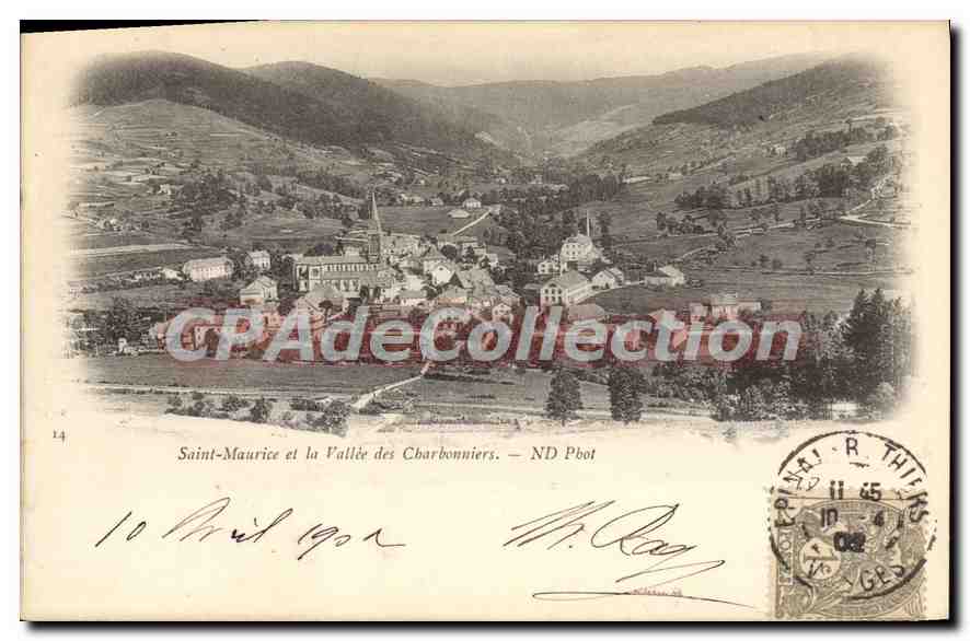 CPA Saint Maurice et la Vallee des Charbonniers