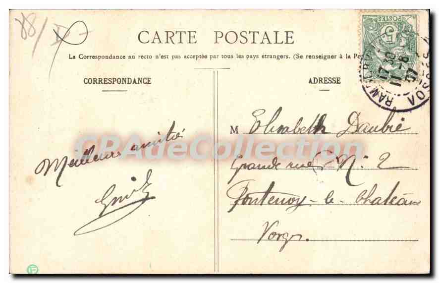 Saint-Maurice (Vosges) — Vue générale — Hafon, photographe, Ramblevillers — Verso