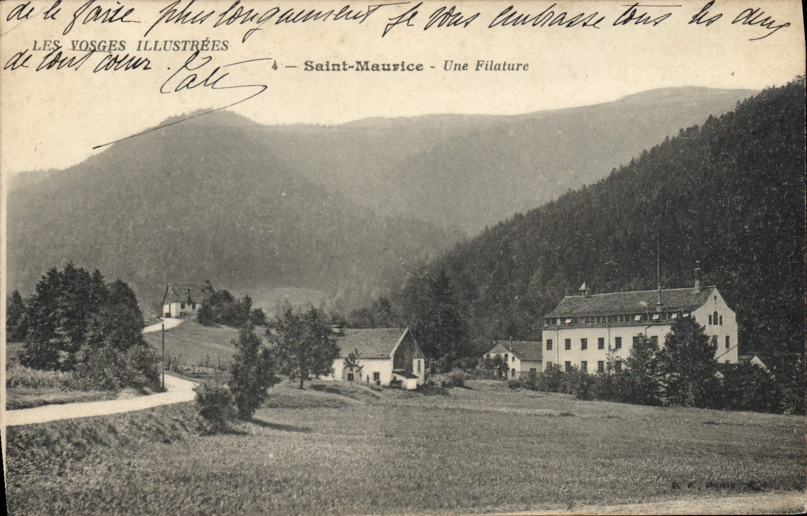 Saint-Maurice - Une Filature — Les Vosges Illustrées, éd. E. C. Paris, n°4