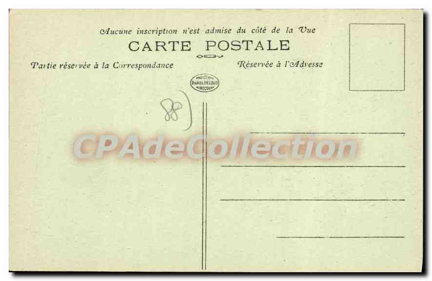 CPA Contrexeville Le Parc et le Jardin Francais — Rückseite