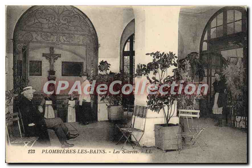 CPA Plombieres les Bains Les Sources