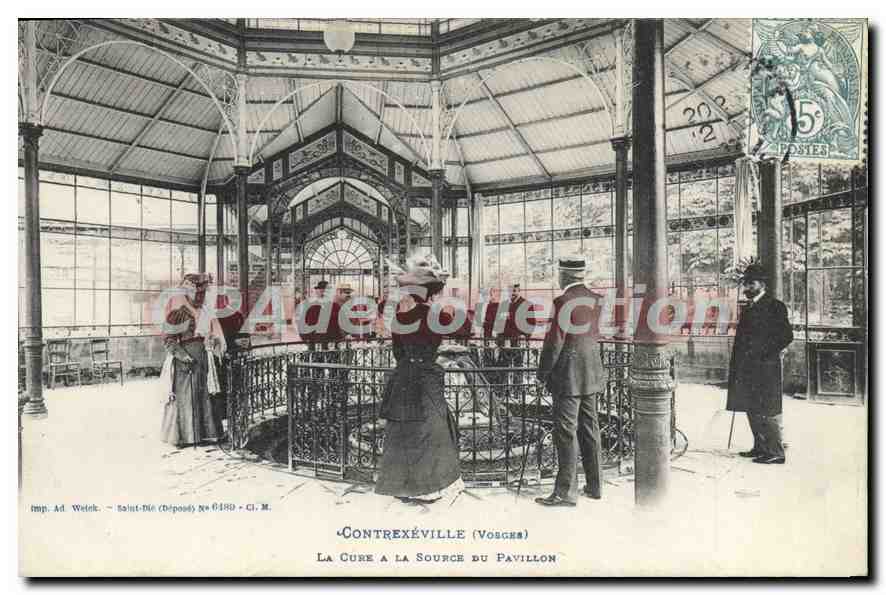CPA Contrexeville (Vosges) La Cure a la source du pavillon