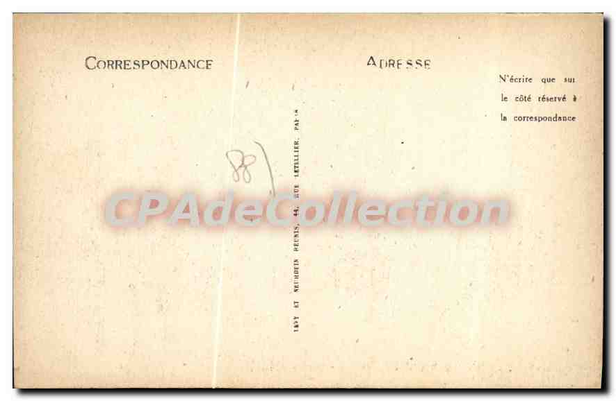 CPA Plombieres Les Bains Le Casino — Rückseite