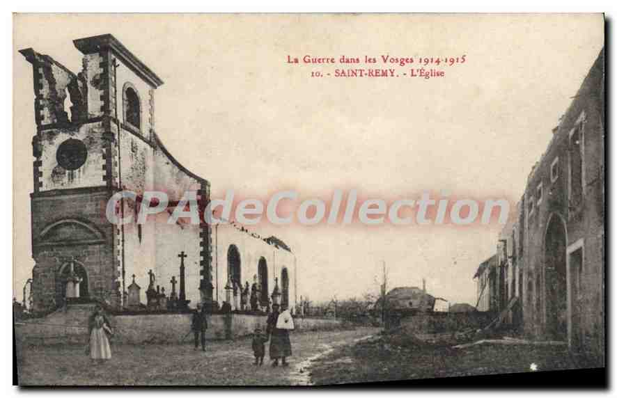 Saint-Rémy - L'Église — La Guerre dans les Vosges 1914-1915, série 10