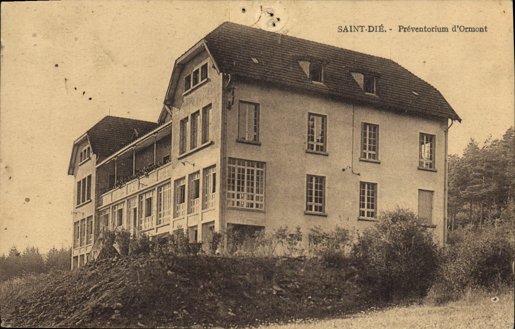 CPA Saint Die Preventorium d'Ormont 