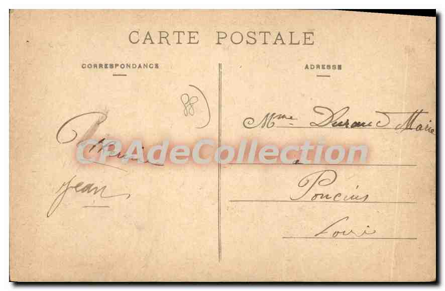 CPA Rambervillers Cimetiere militaire  — Rückseite