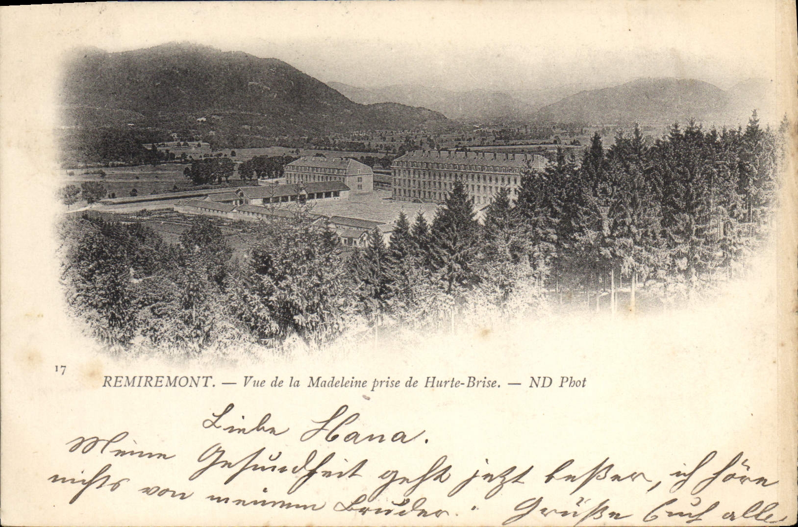 Remiremont — Blick auf die Madeleine von Hurte-Brise — ND Phot