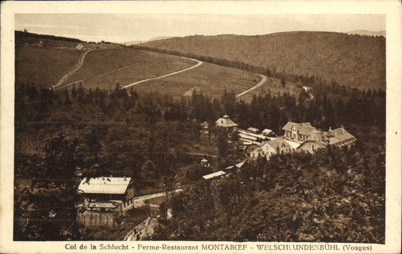 Col de la Schlucht - Ferme-Restaurant Montabcef - Welschundenbühl (Vosges)