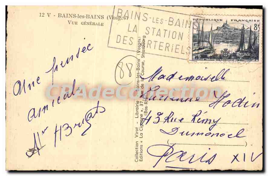 Bains-les-Bains — Vue générale — A. CIGORANE — Reverso