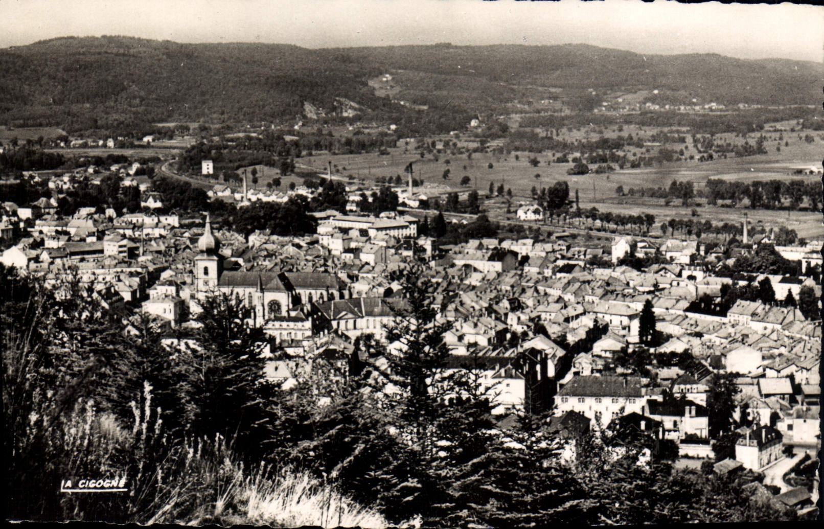 Remiremont — Vue générale — La Cigogne, éd. André Lecointe n°88.383.64