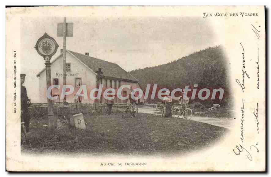 Am Col du Bonhomme — Die Pässe der Vosges — Impr. Ad. Winkler, Saint-Dié (Vosges) n° 1471