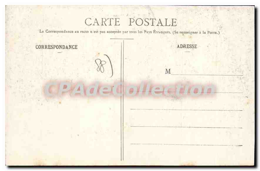 CPA La Meurthe en Amont de Saint Die et Vue vers Gratain et l'Ormont Saint Die Vosges  — Rückseite