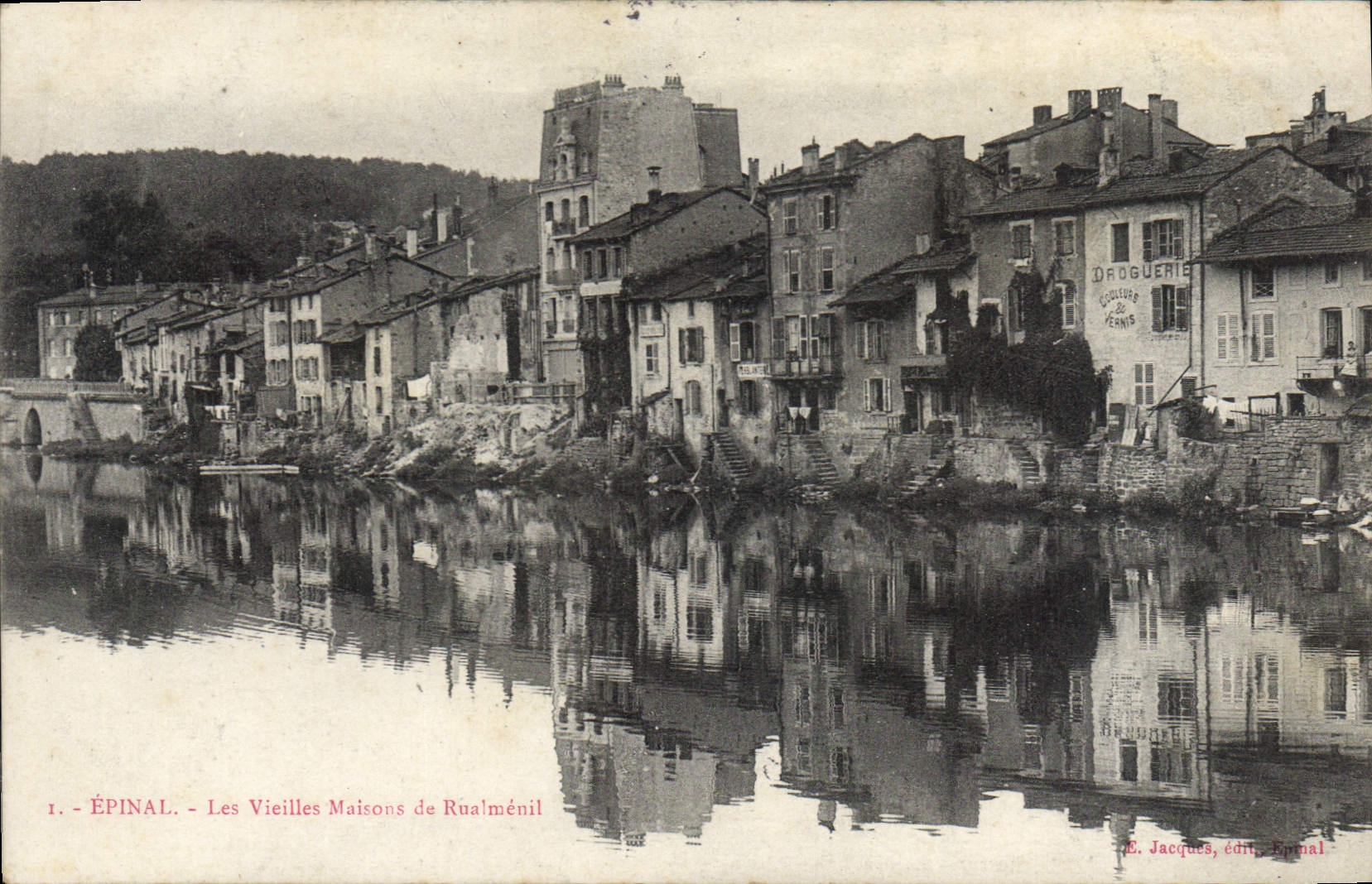 Épinal - Les Vieilles Maisons de Rualménil — Éditeur E. Jacques, Épinal