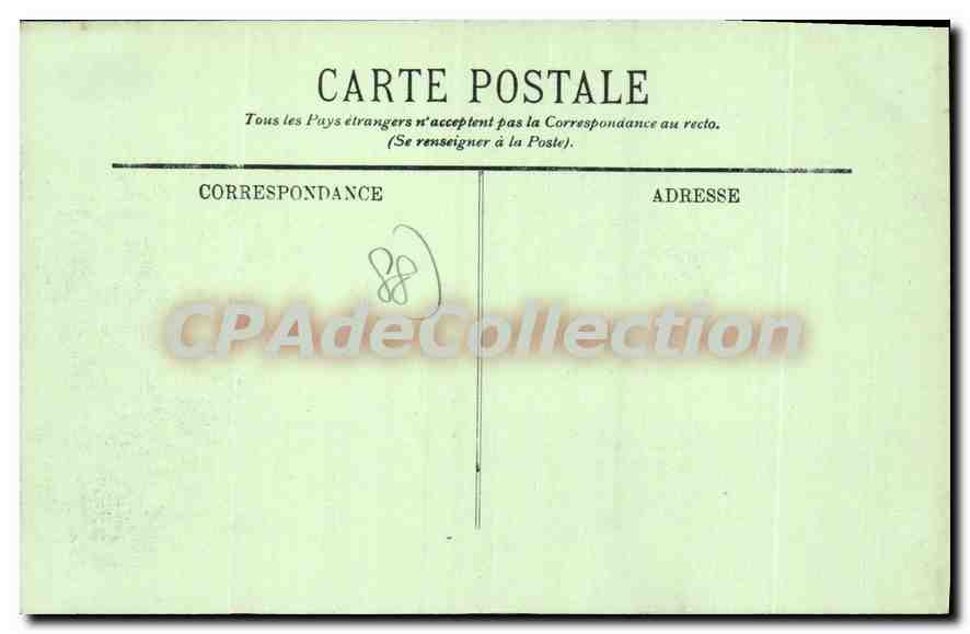 CPA Epinal Vieilles maisons du Quai Rualmenil  — Rückseite