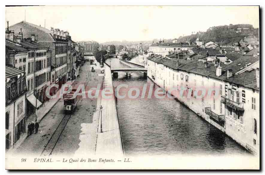 CPA Epinal Le Quai des Bons Enfants 