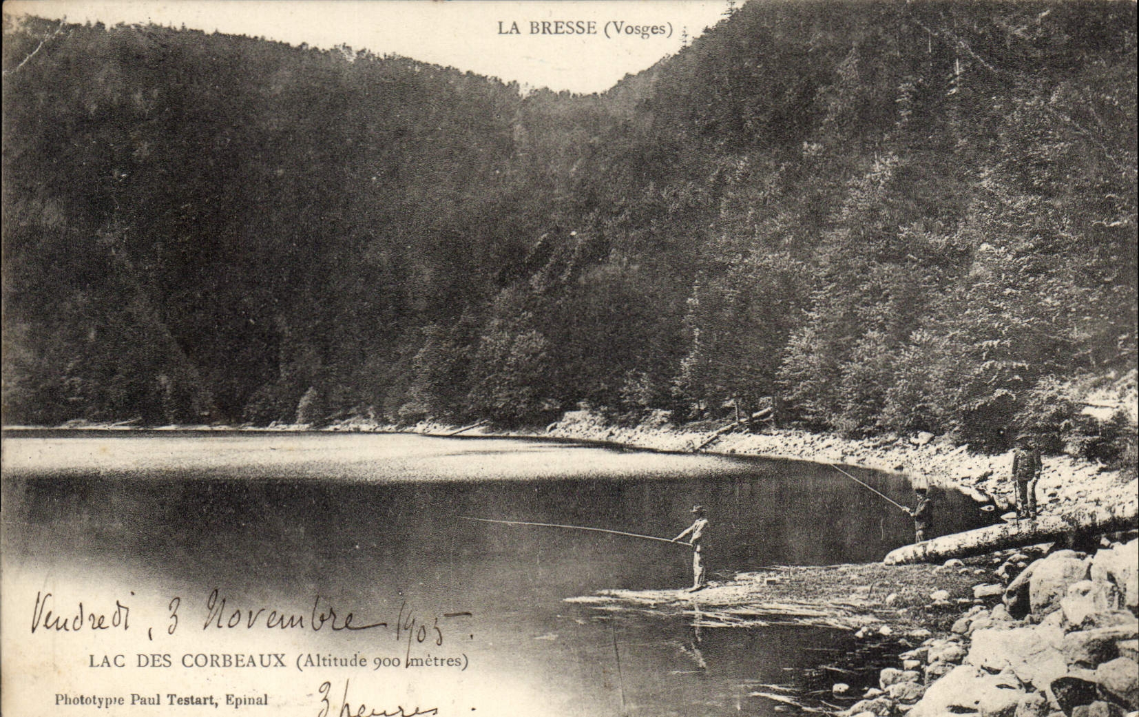 CPA La Bresse Vosges Lac Des Corbeaux 