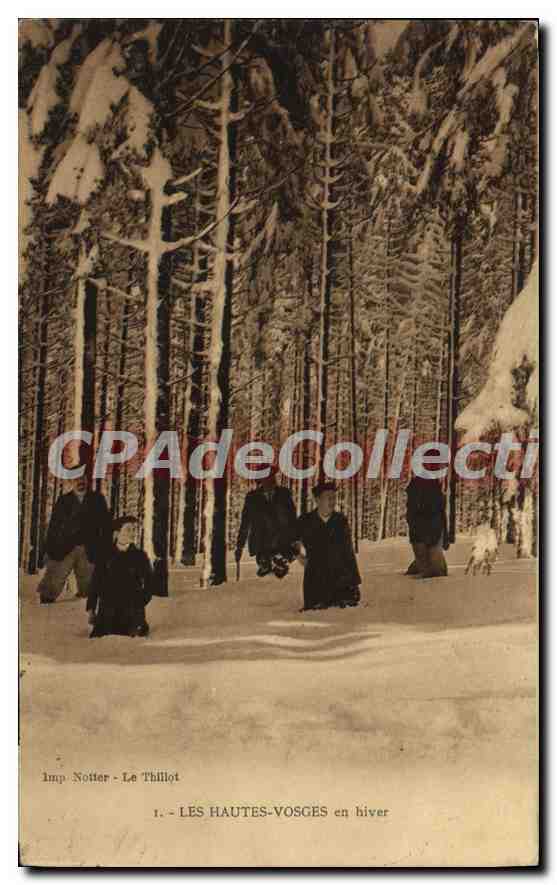 LES HAUTES-VOSGES en hiver — Imp. Notter - Le Thillot
