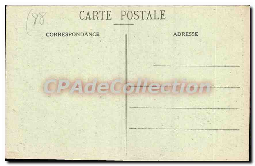 CPA Bruyeres en Vosges Fontaine Stanislas  — Rückseite