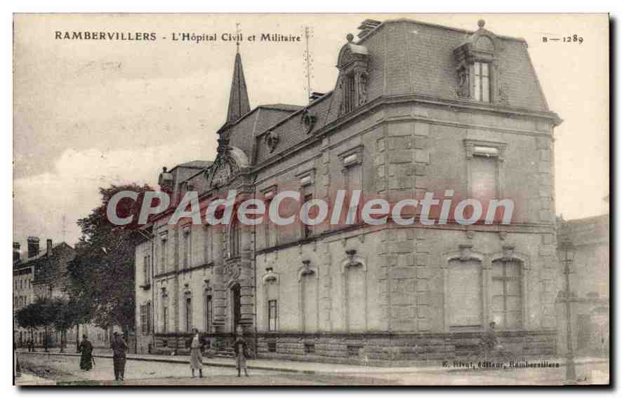 CPA Rambervillers L'Hopital Civil et Militaire 