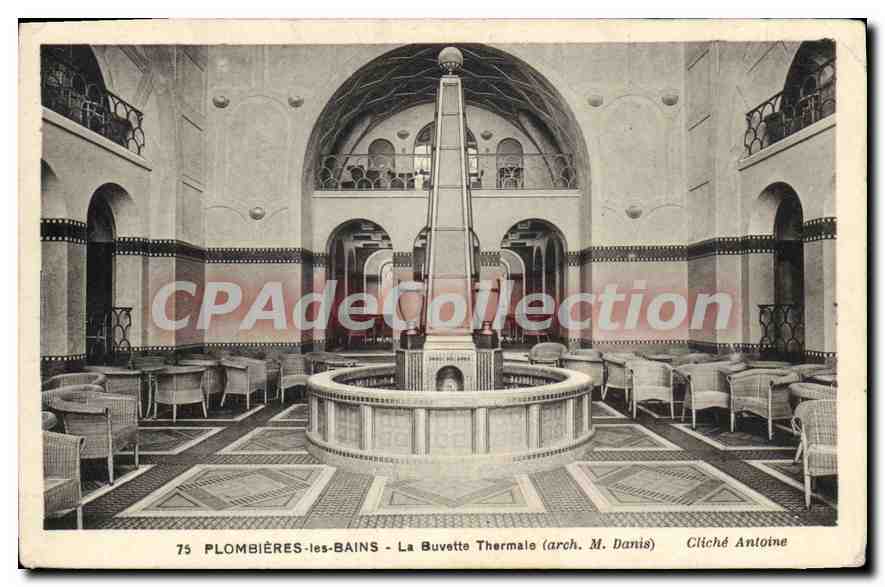 CPA Plombieres les Bains La Buvette Thermale 