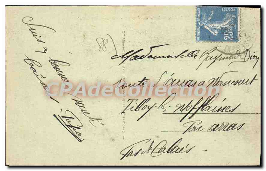 CPA Vittel La Galerie du Casino Un Coin du Parc  — Rückseite