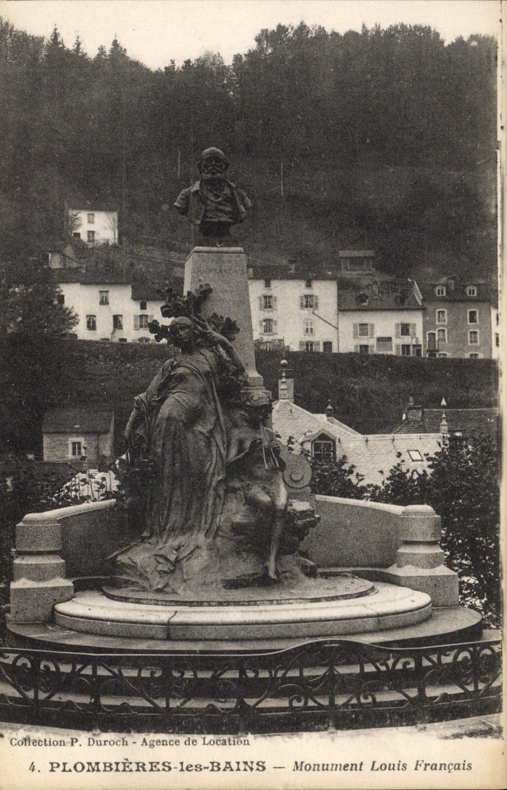 CPA Plombieres les Bains monument Louis Francais 