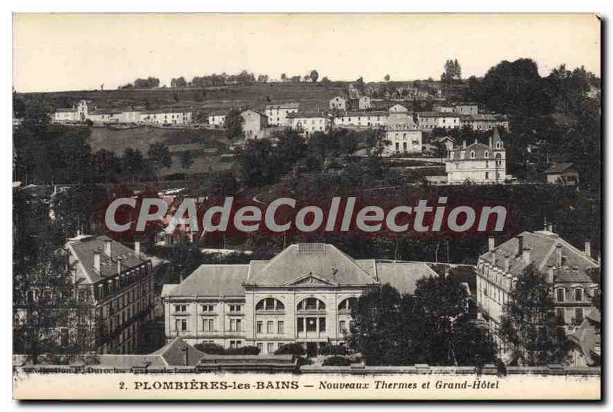 CPA Plombieres les Bains Nouveaux Thermes et Grand hotel 