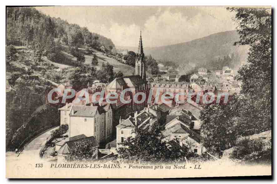 CPA Plombieres les Bains Panorama pris au Nord 