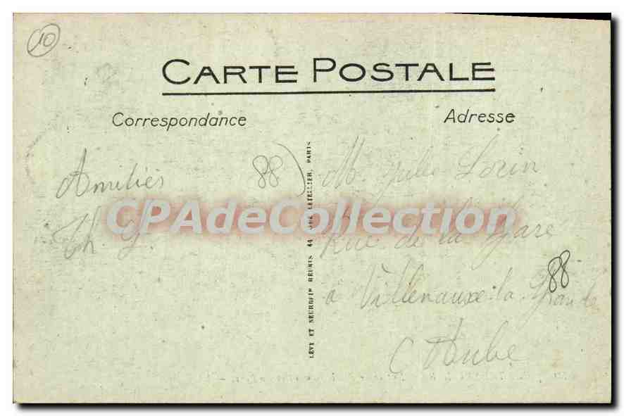 CPA Contrexeville Entree de Petablissement et du Parc  — Rückseite