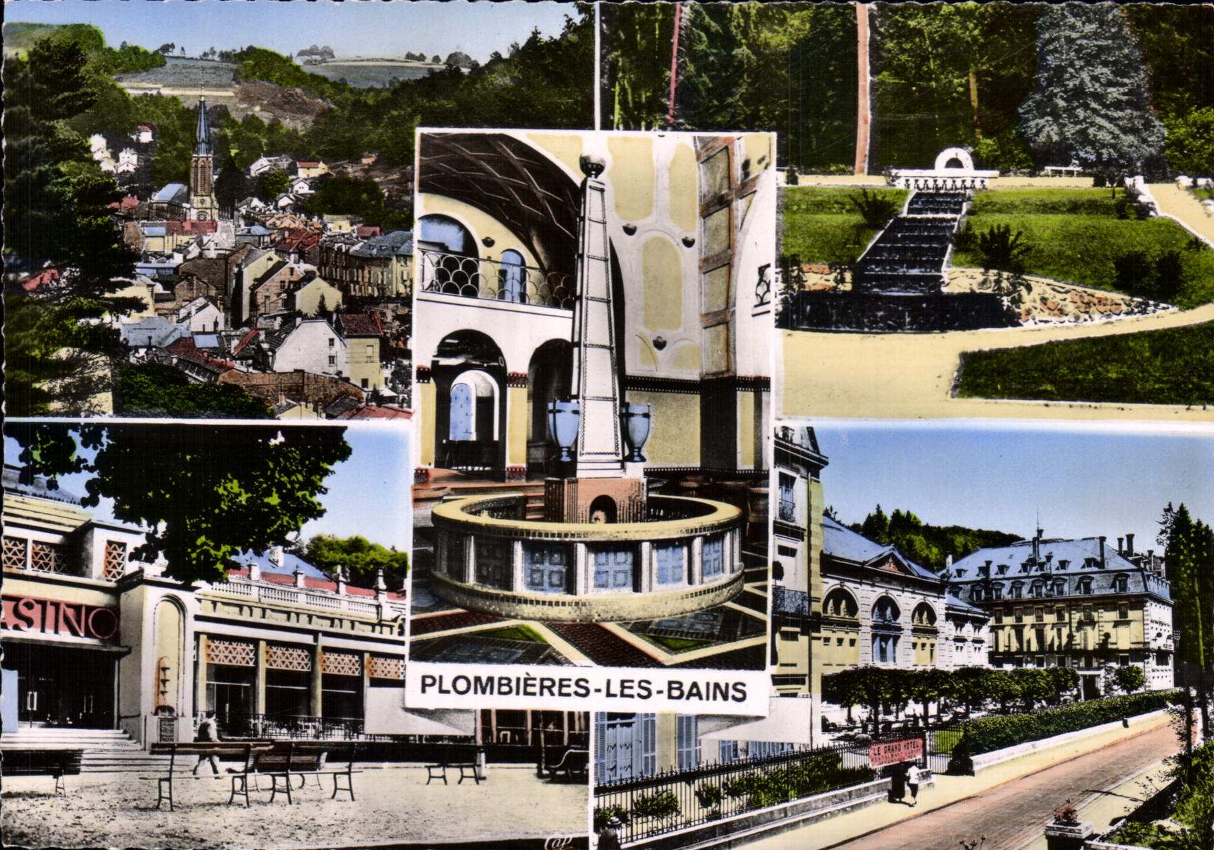 Plombières-les-Bains — vue générale — éditeur Cie G. G. Arts Photomécaniques
