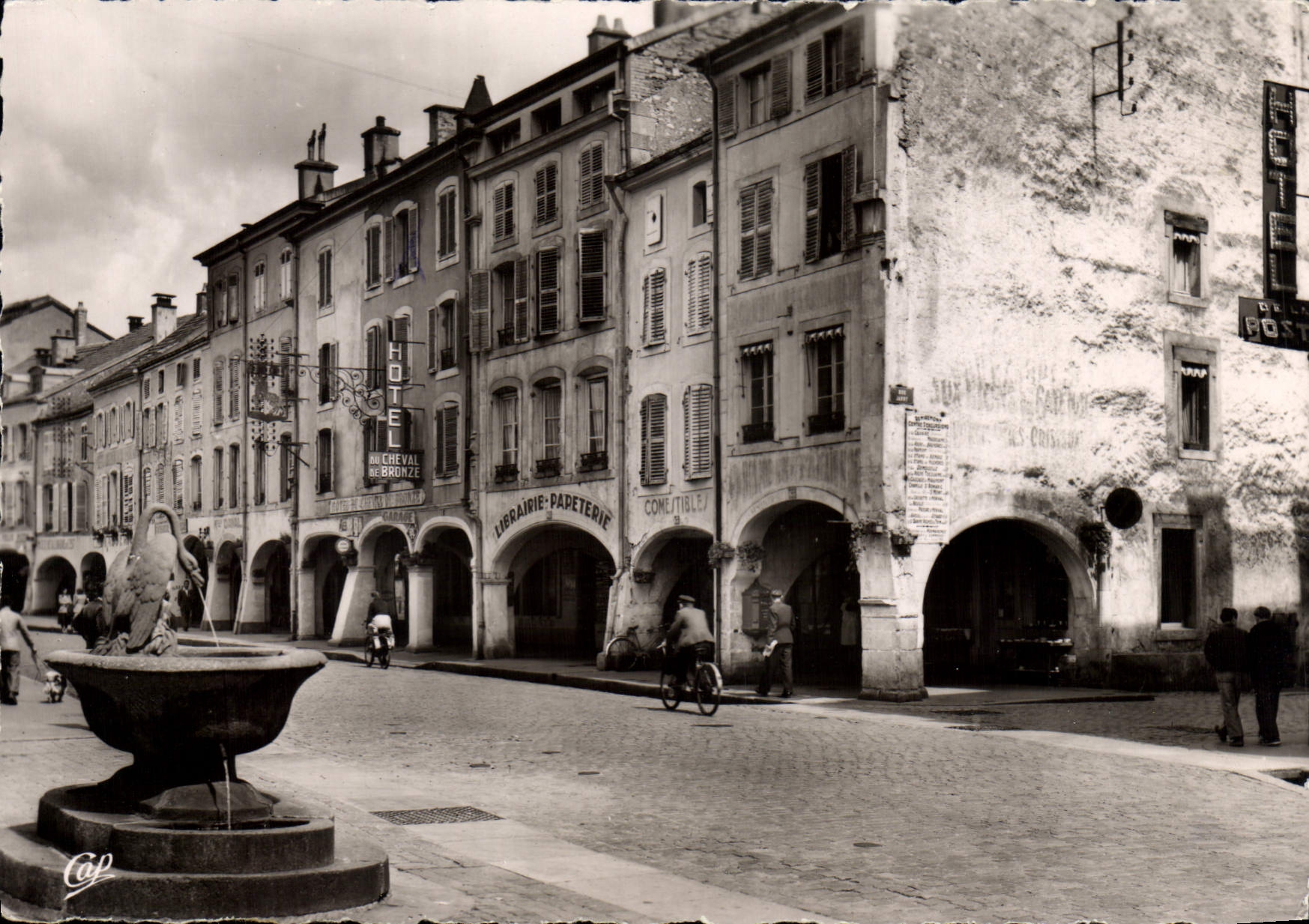 CPSM Remiremont Le Cygne et les Arcades 