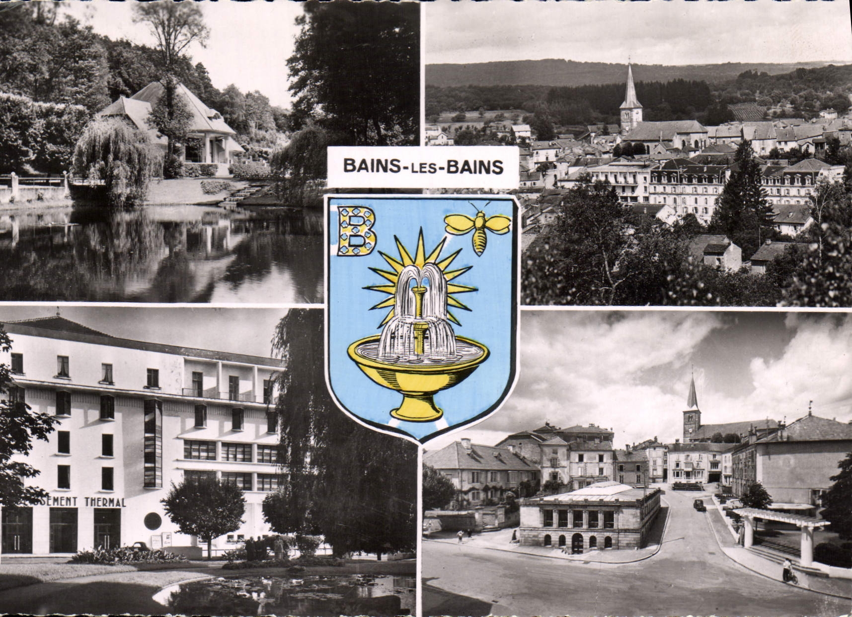 Bains-les-Bains — vue générale — Établissement Thermal